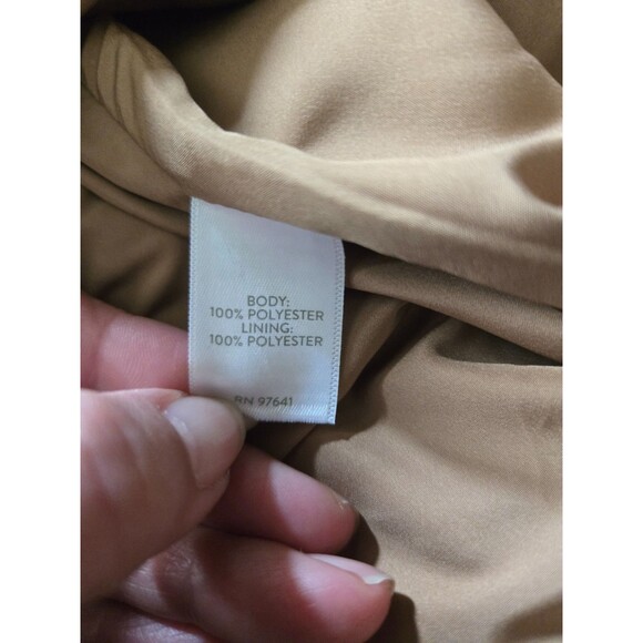 J Jill Camel Pleated Pea Coat Size XL $249 MSRP NWT Quiet Luxury - Picture 6 of 11